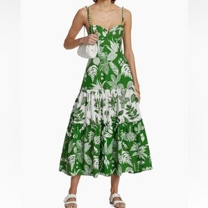 FARM Rio Forest Soul Mix Midi-Dress - NWT - Size XS